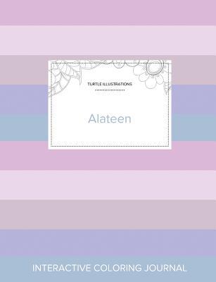 Read Online Adult Coloring Journal: Alateen (Turtle Illustrations, Pastel Stripes) - Courtney Wegner file in PDF