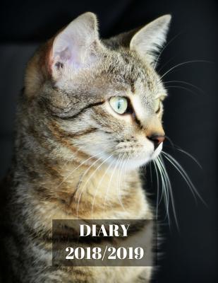 Read Online Diary 2018/2019: Cute Cat, September 3rd 2018 to January 5th 2020, 8.5 X 11 with Day and Times -  | PDF