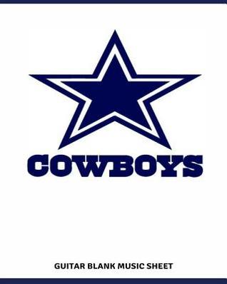 Read Cowboys Guitar Blank Music Sheet: Dallas Fans -  file in PDF