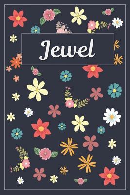 Download Jewel: Lined Writing Notebook with Personalized Name 120 Pages 6x9 Flowers -  file in ePub