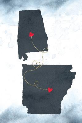 Read Online Alabama & Arkansas: Long Distance Out of State Notebook - Blank Lines -  | ePub