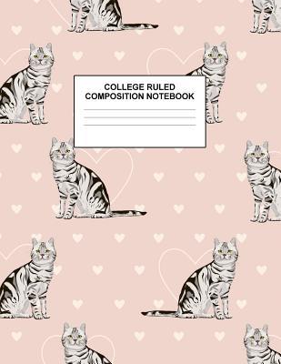 Full Download College Ruled Composition Notebook: Cute Blank Lined Journal to Write In with White Paper Rule Pages for School Subject and Writing Pad: Design Code A4 2576 - Nifty Prints file in PDF