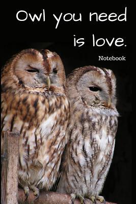 Read Online Owl you need is love.: Cute Quote 120 Page Lined Journal Notebook or Diary - Owl Notebooks And Journals - Owl Gifts 120 Pages 6x9 - Owlgang Publications | PDF
