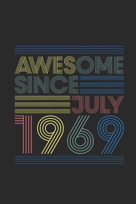 Read Online Awesome Since July 1969: Graph Ruled Notebook - Journal for July Birthday Gift Idea - Awesome Publishing file in ePub