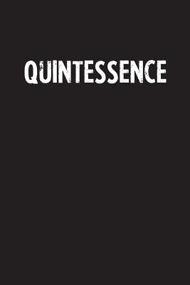 Read Online Quintessence: Simple Blank Lined Notebook Journal -  file in ePub
